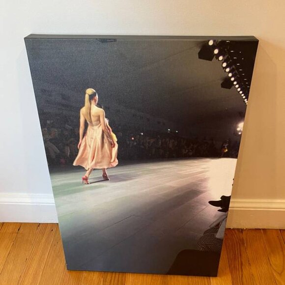 London Fashion Week Front Row Photography Canvas Print - Picture 1 of 3